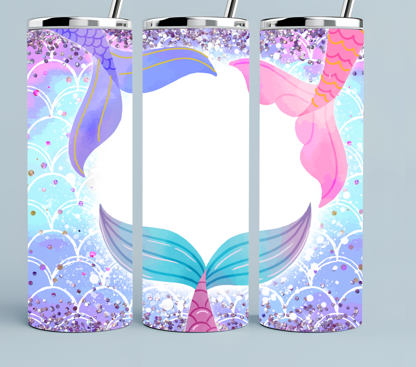 Customizable Mermaid tumbler