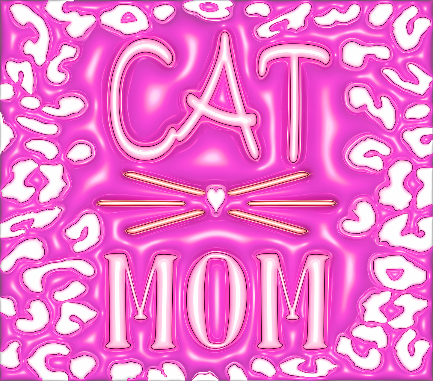 Cat Mom Pink tumbler