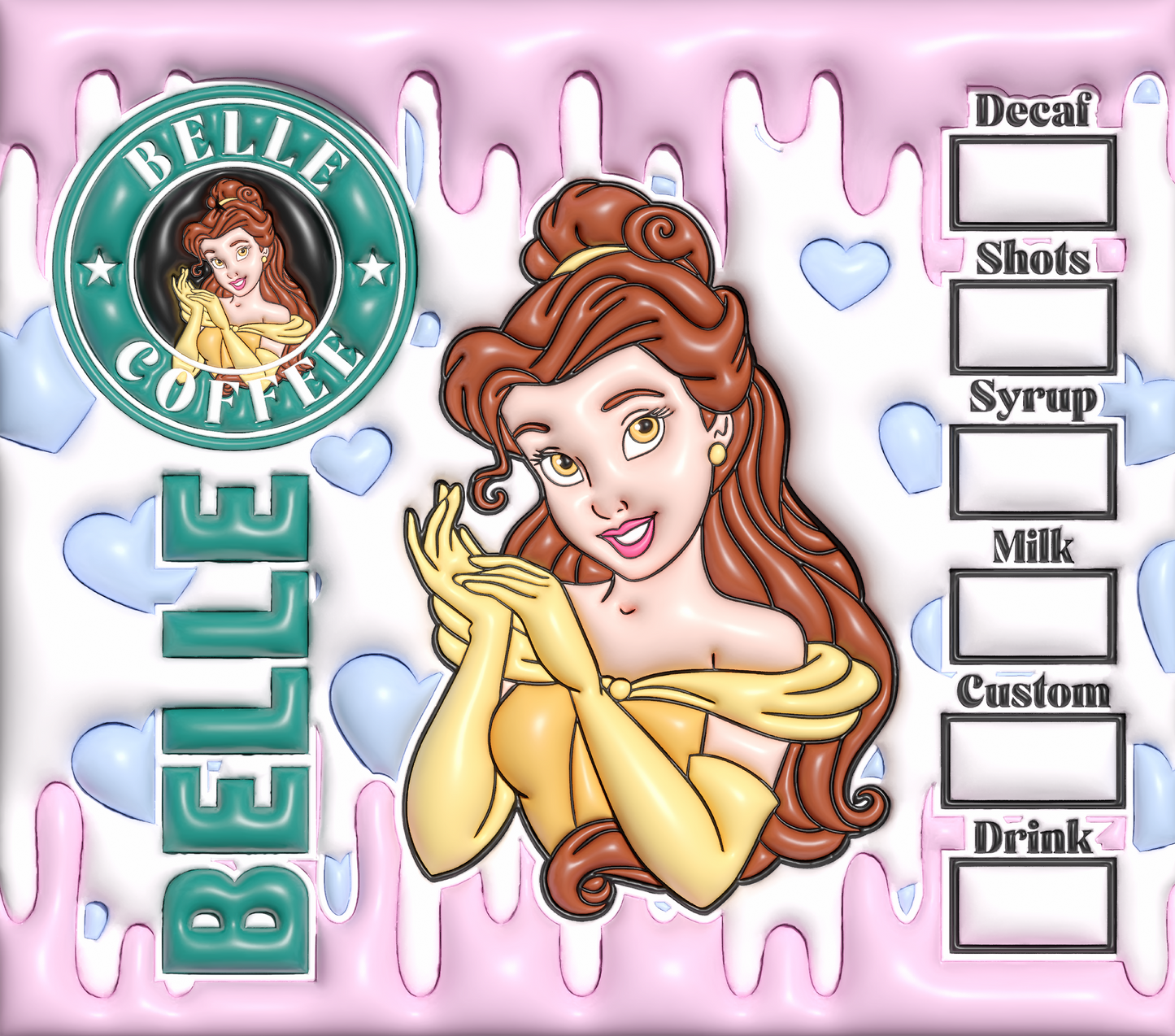 Belle Coffee Starbucks tumbler