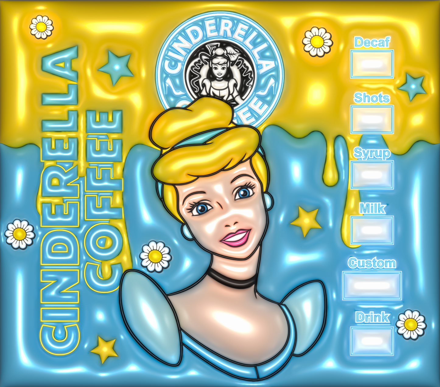 Cinderella Starbucks Coffee Tumbler