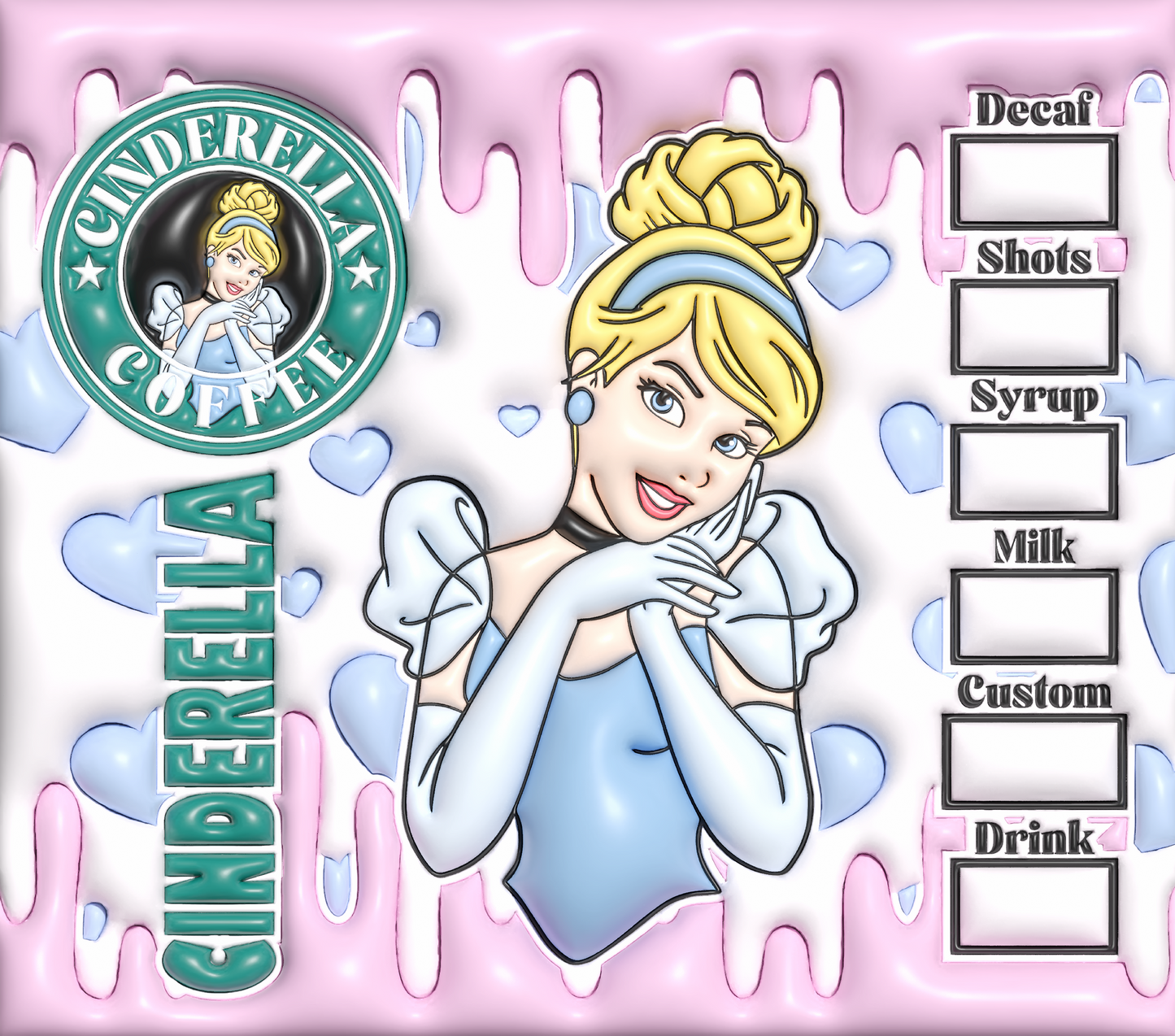 Cinderella Starbucks Coffee Tumbler