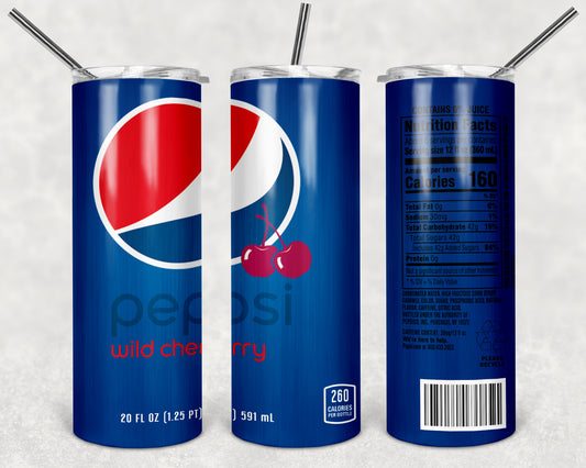 Cherry Pepsi tumbler