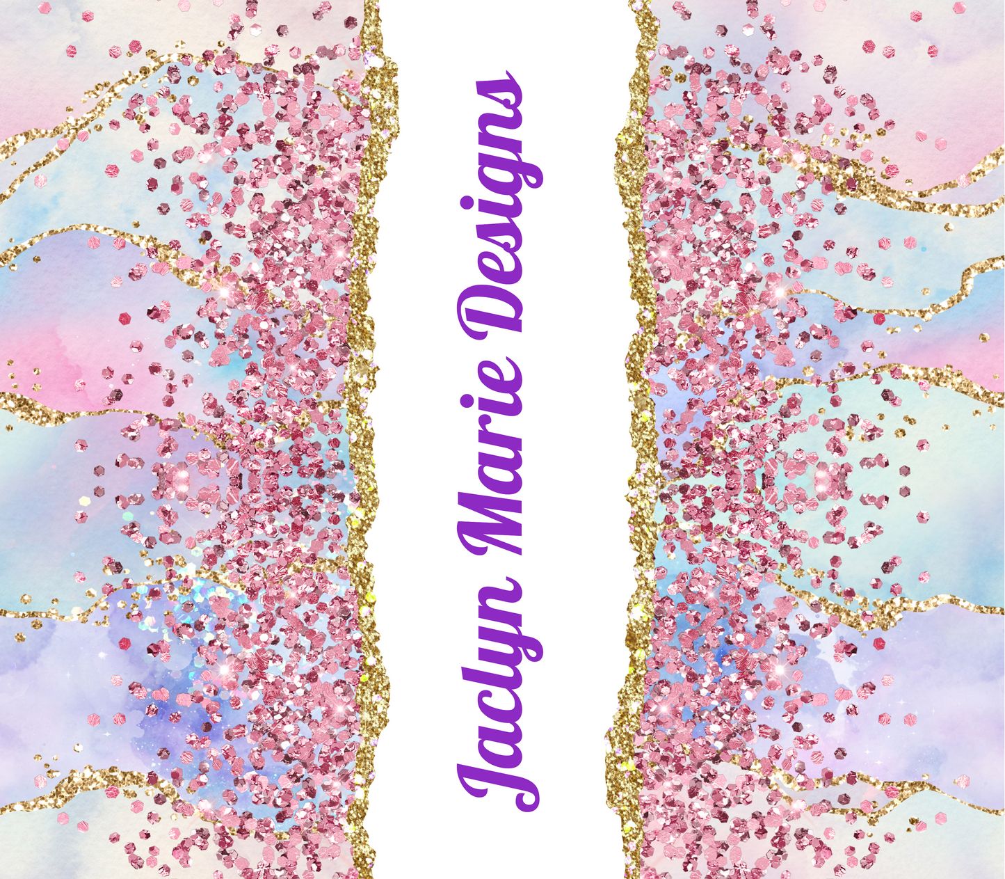 Custom Holographic Glitter Tumbler